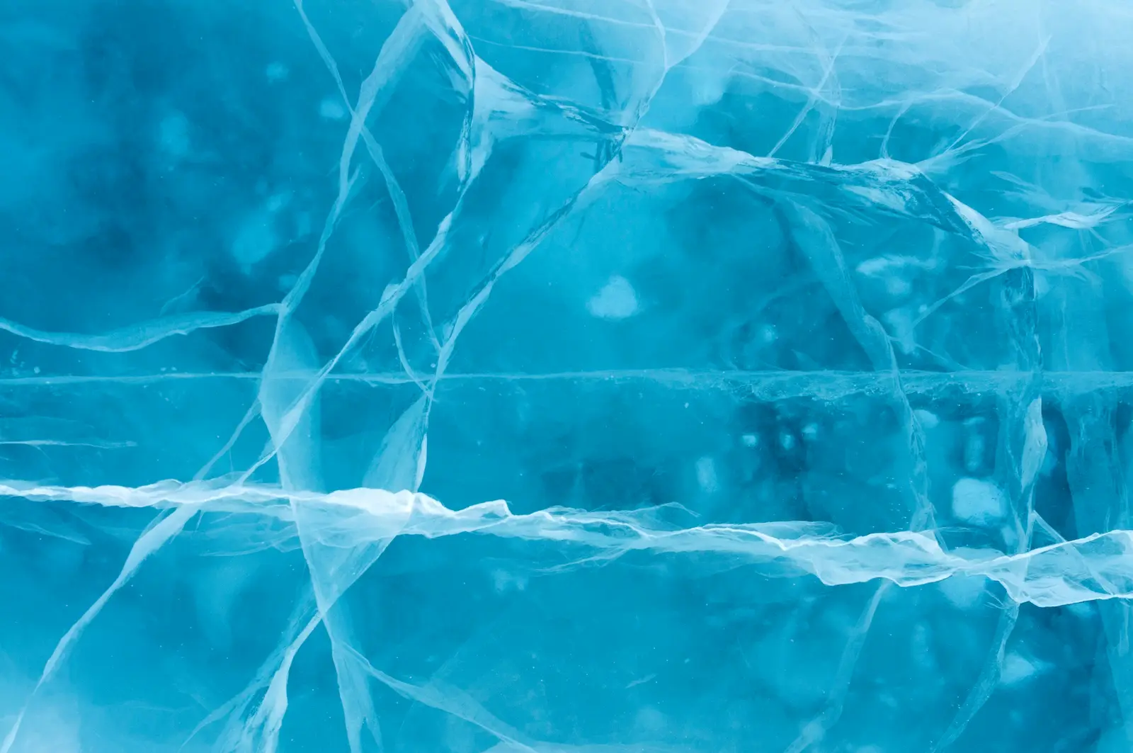 frozen pool water